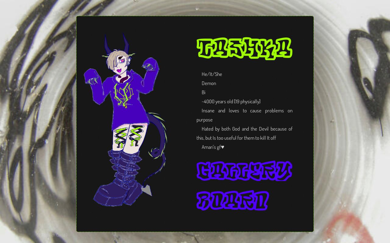 Carrd profile picture for @tashka